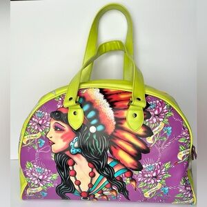 Vintage Ed Hardy Bowler Bag